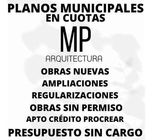 Arquitectura- Planos Municipales Y Más- Arquitecta Zona Sur