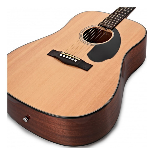 Guitarra Acústica Fender Cd-60s Dread Lh, Natural Wn Material Del Diapasón Nogal Orientación De La Mano Zurdo
