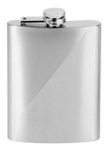 Cantil Em Aço Inox 230 Ml Porta Bebidas Rum - Whisky - Vodka