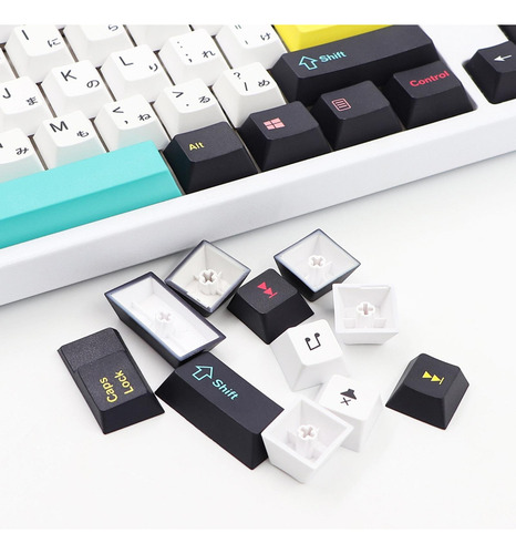 121-key Kit Diy Pbt Key Caps Keycaps Compatível Com Cherry