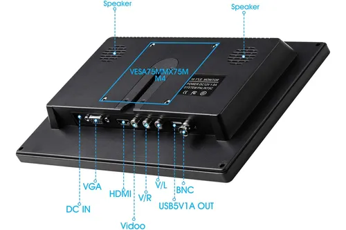 Kalesmart De 10.1 Pulgadas Small Computer Monitor Hd 1024x60