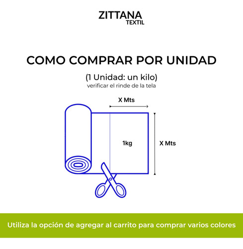 Imagen 7 de 8 de Tela Frisa Algodon Premium Con Complemento Puño 20% Jogging