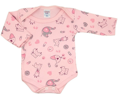 Kit 10 Pçs Roupa De Bebê Body Manga Longa + Mijão - Meninas