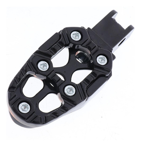 A*gift Reposapiés Negro Universal Para Motocross, 2 Unidades