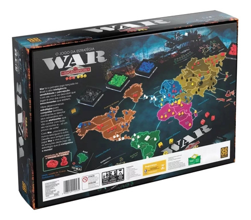 Imagem 3 de 3 de Jogo de mesa War Especial Grow 01253