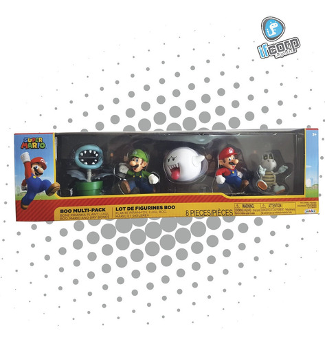 Set Figuras Boo Multipack Super Mario Bros World Of Nintendo