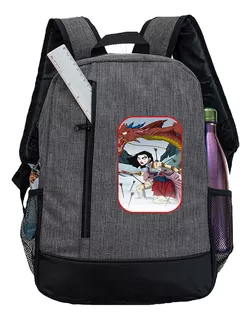 Mochila Escolar Im19 Mulan Zombie D284