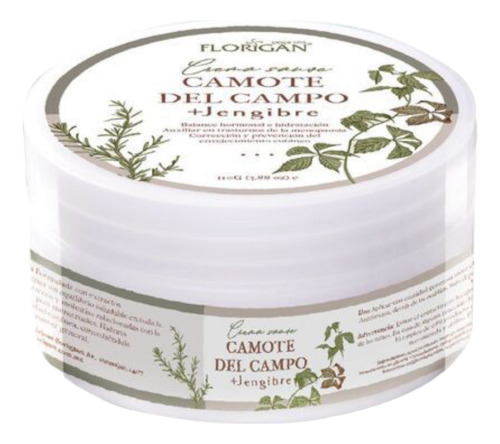 Crema Camote Del Campo & Jengibre 110gr Florigan® (5 Piezas)