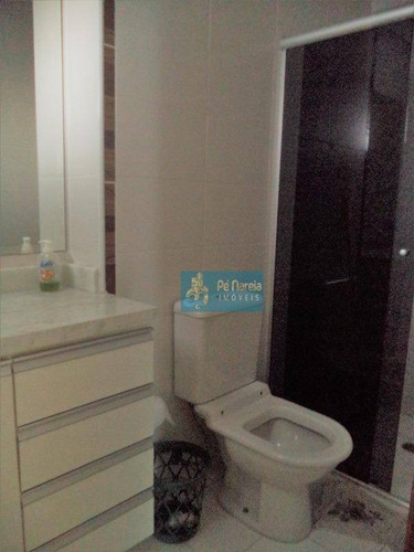 Imagem 14 de 19 de Apartamento Com 2 Dormitórios À Venda, 87 M² Por R$ 480.000 - Canto Do Forte - Praia Grande/sp - Ap0268
