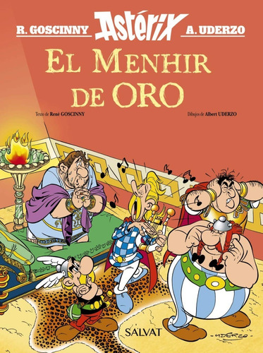 Libro Asterix El Menhir De Oro [ Pasta Dura ]