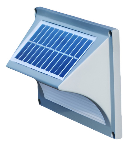 Energía Solar Aplique Aluminio Luz Porche De Jardín Al Aire 