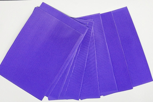 Carton Microcorrugado A4 Color Violeta X10 Hojas