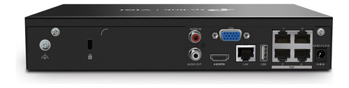 Nvr Tp-link Vigi 4 Canal Poe+ Network Video Recorde 4mp 4khd