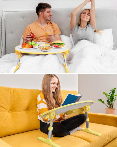 Mesa De Bandeja De Cama, Computadora Ajustable Laptop, ...