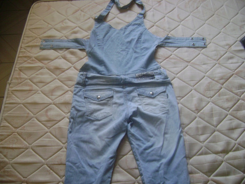Jardineira Feminina Jeans Destacavel Nº 44 Ler Descriçao