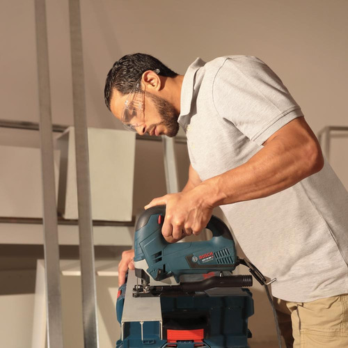 Imagem 8 de 12 de Serra Tico-tico Bosch Gst 90 Be 650w 127v 1 Lâmina E Maleta