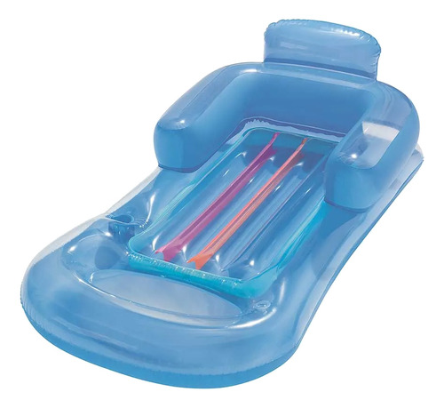 Poltrona Inflável Bestway Piscina Encosto Cabeça Porta Lata