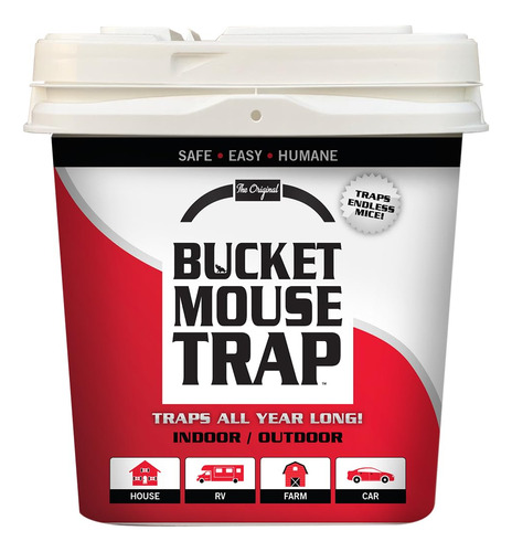 Trampa Para Ratones Little Bucket - Kit Completo Que Incluye