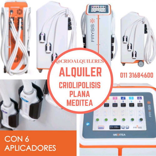 Imagen 1 de 5 de Alquiller Crio Plana Body Y Mio Up Velaslim Onda De Choque