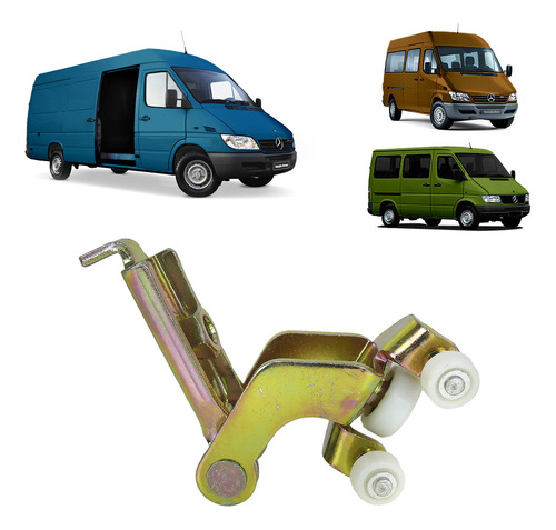 Carrinho Guia Do Meio Porta Corrediça Mb Sprinter 2001 2002