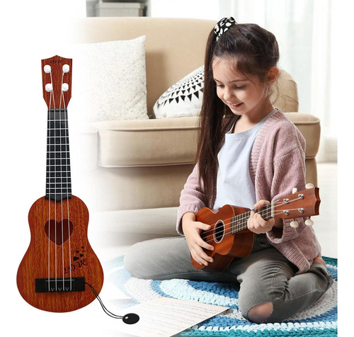 Juguete De Guitarra Ukelele Para Niños, Instrumento Musical