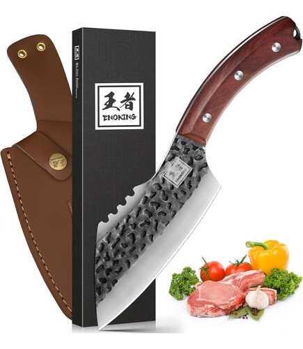 Cuchillo De Chef Serbio De Acero Inoxidable Mango Ergonómico