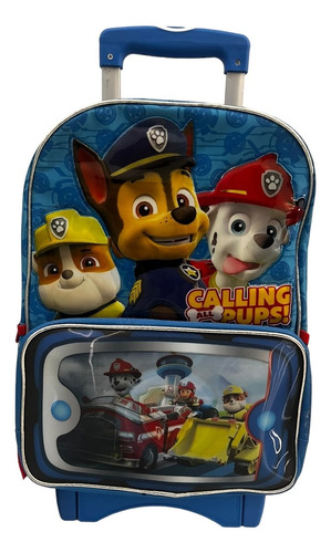 Mochila Paw Patrol Mod 32 Primaria Lonchera