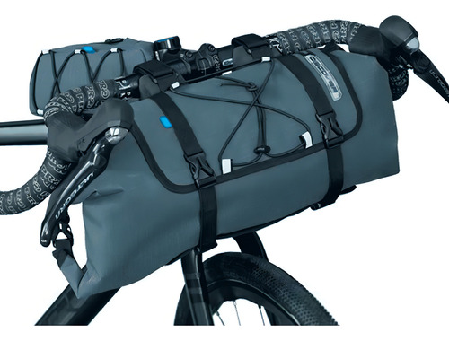 Bolsa Shimano Pro Discover Impermeável P/ Fixar No Guidão Cor Cinza