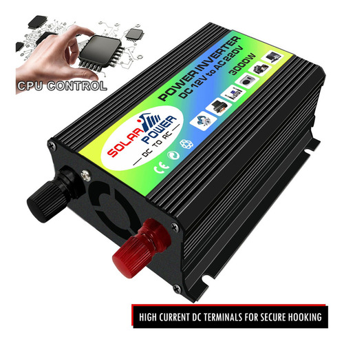 Inversor De Onda Sinusoidal Modificada Peaks Power 3000w