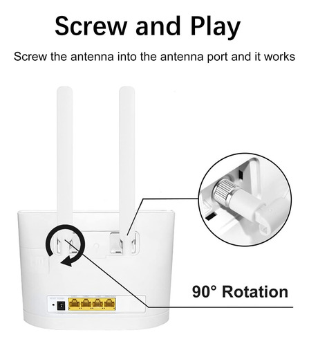 Antena Router B310, B612, B315, Etc. 4g/3g Dos Unidades