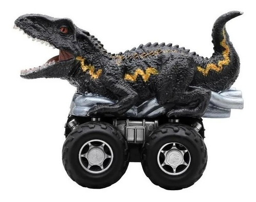 Imagen 1 de 4 de Jurassic World Zoom Riders Dino Vehículo Pull Back Playking