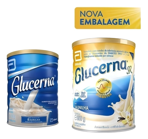 Glucerna Sr para diabéticos Información nutricional completa Sabor a vainilla