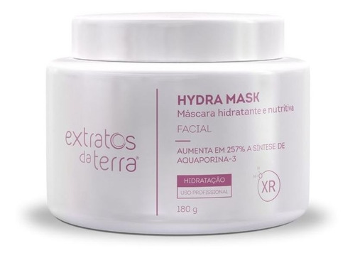 Máscara Facial Hydra Mask Xr 180g Extratos Da Terra