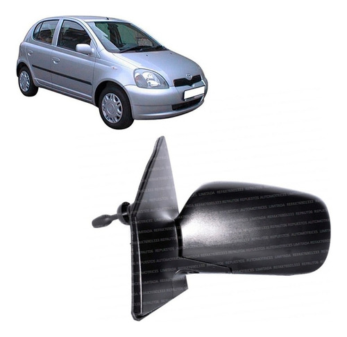 Espejo Izquierdo Para Toyota Yaris Echo 2003 Manual 