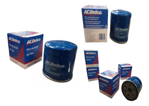 Filtro De Aceite W68/85 Acdelco N300-sail 1.4-1.5-spark-gt 