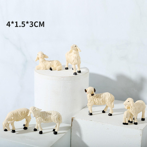 Li Juego De 6 Figuras De Animales De Granja For Casa De