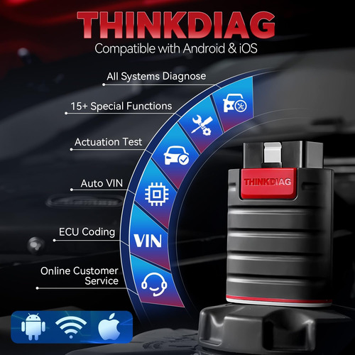 Obd2 Scanner Thinkdiag Bluetooth Full System Bidirectiona...