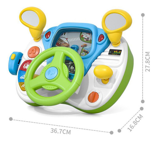 Simulação De Volante Brinquedo Interativo Aprendizagem