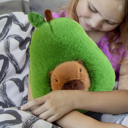 Peluche Capybara Doll Avocado Capybara A