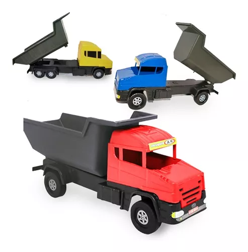 Caminhão Cacamba com Pa - compre no atacado brinquedos baratos - Marvic -  Utilidades Presentes Brinquedos Cama Banho no atacado