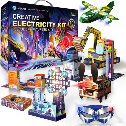 Kits De Ciencia De Electricidad Para Niños, 10 Proyectos Ste