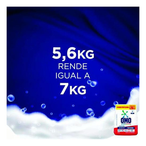 Sabão Em Pó Omo Concentrado Rende 70 Lavagens Perfeitas 5,kg
