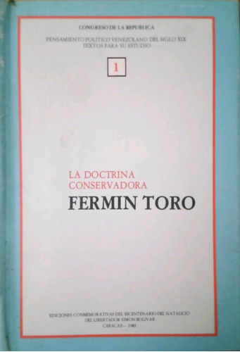 Doctrina Conservadora  Fermín Toro