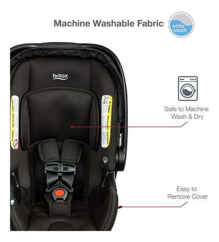Imagen 4 de 10 de Coche 4 En 1 Britax B-lively Travel System B-safe 35