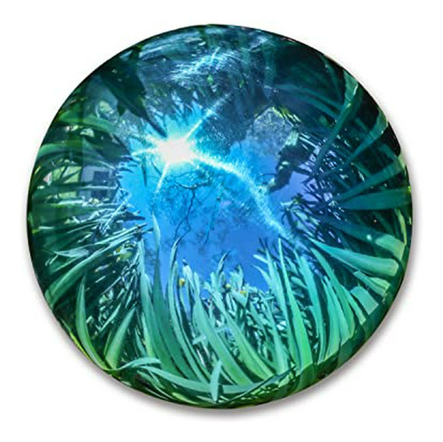 Esfera Espejada Azul Acero Inoxidable 10 