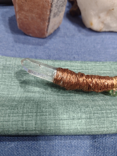 Vara De Poder Serpentina Y Cobre