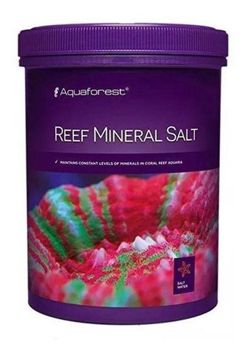 Reef Mineral Salt Aquaforest 800g Balling Desbalanço Ionico