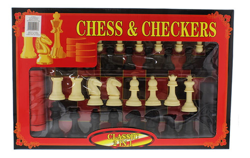 Chess Juego De Mesa 2en1 42x27x4cm Blast Track