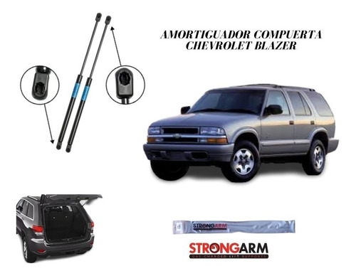 Amortiguador Para La Compuerta Y Vidrio De Chevrolet Blazer