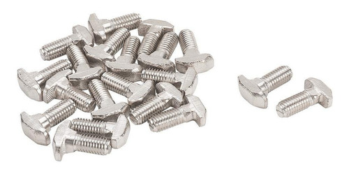 Aniwaig Tornillo Rosca M6 0.787 In Ranura Perno Tuerca 4